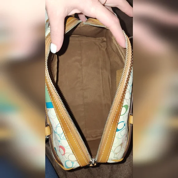 Coach Multi-colored leather bag - Picture 13 of 16